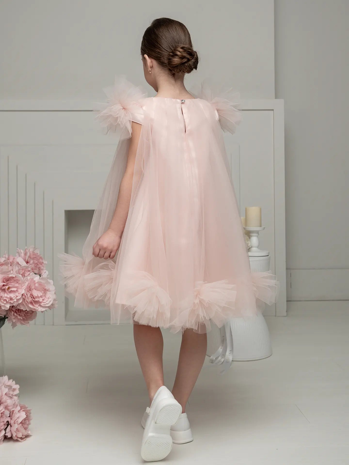 Bon-Bon Airy A-line dress PINK