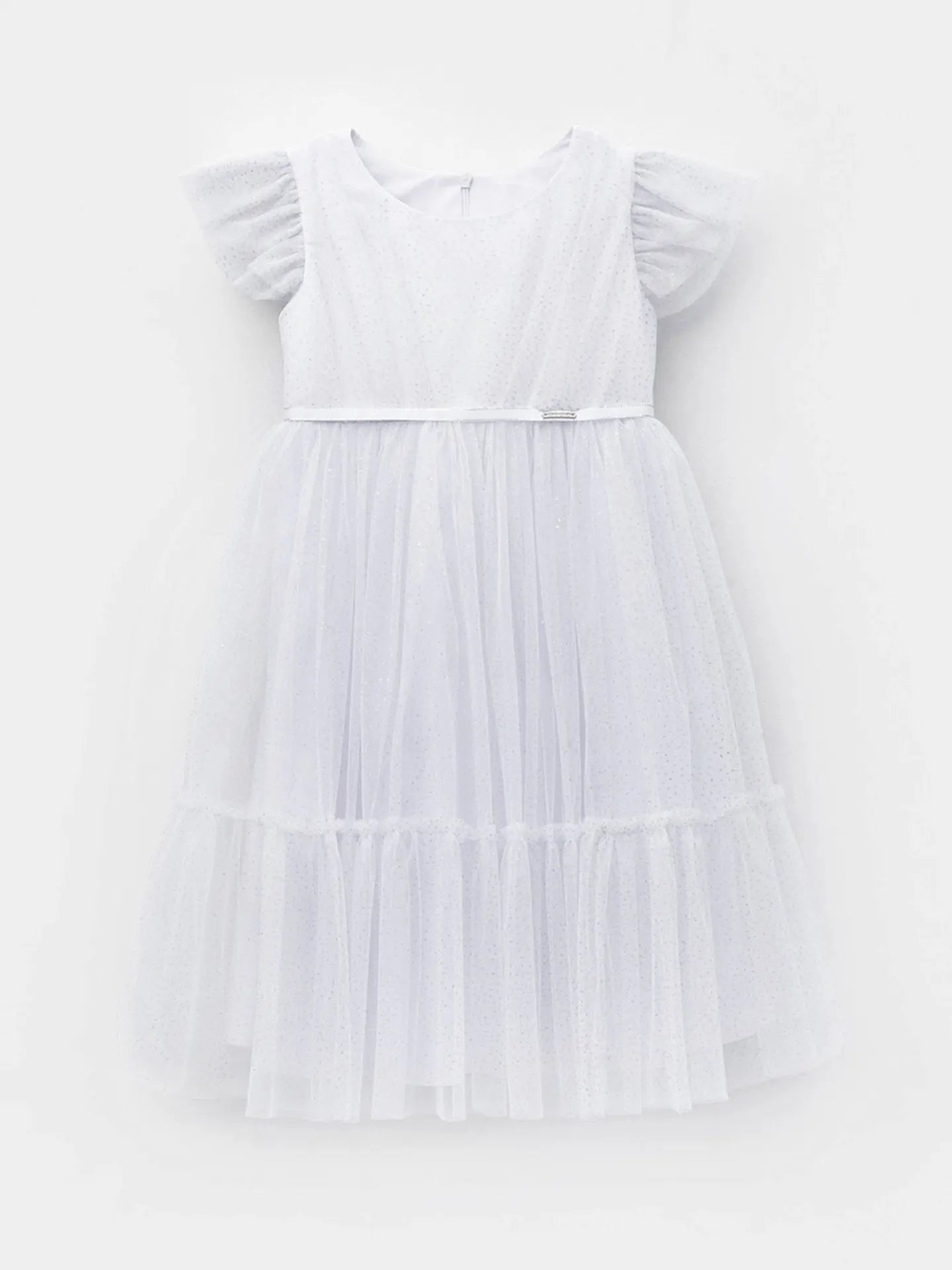 White shining chick dress
