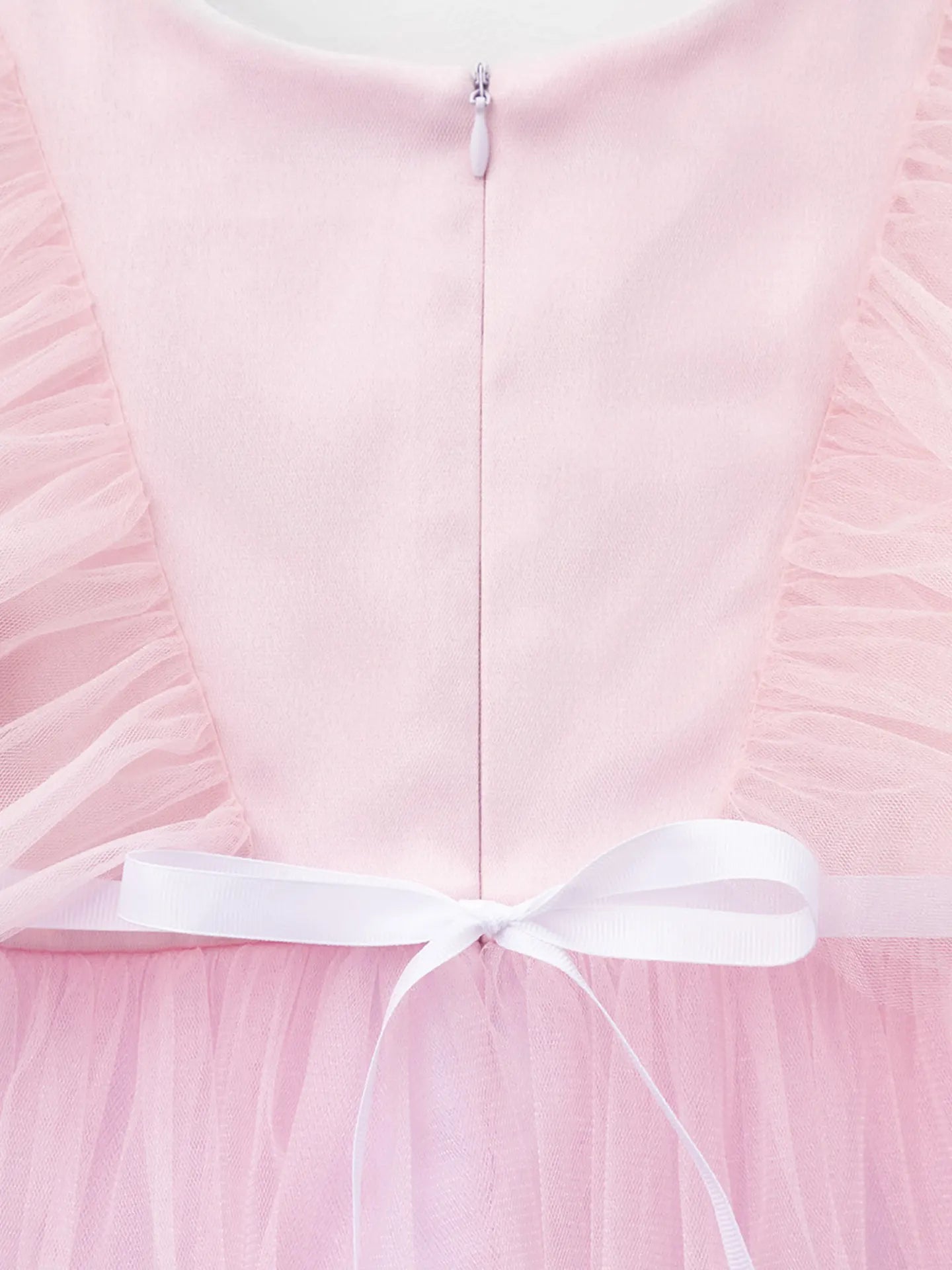 Elegant light pink long dress