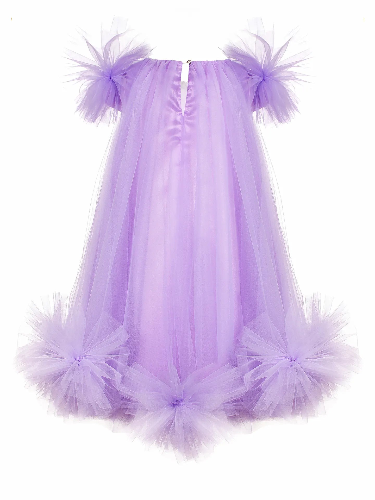 Bon-Bon Airy lavender A-line dress