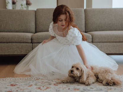 Sofy A real royal dress off-white