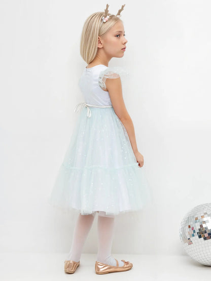 Turquoise happy dress