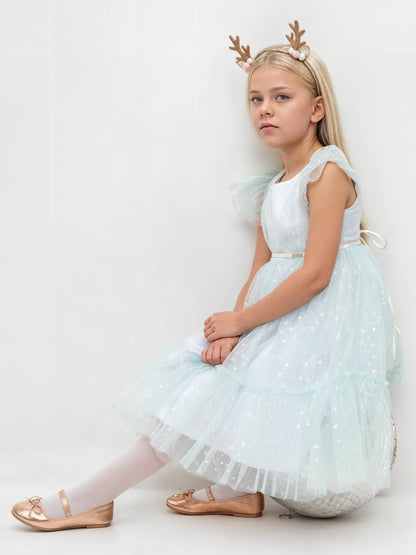 Turquoise happy dress