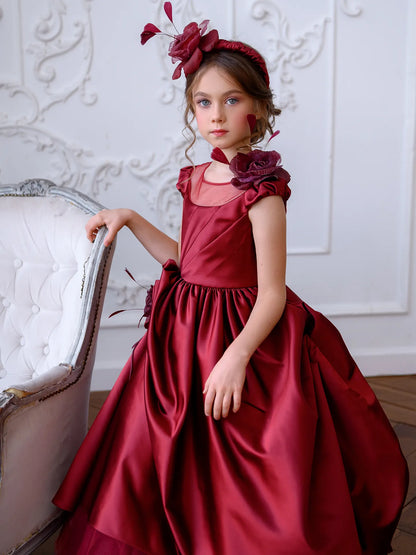 Winter Cherry Exclusive designer dress