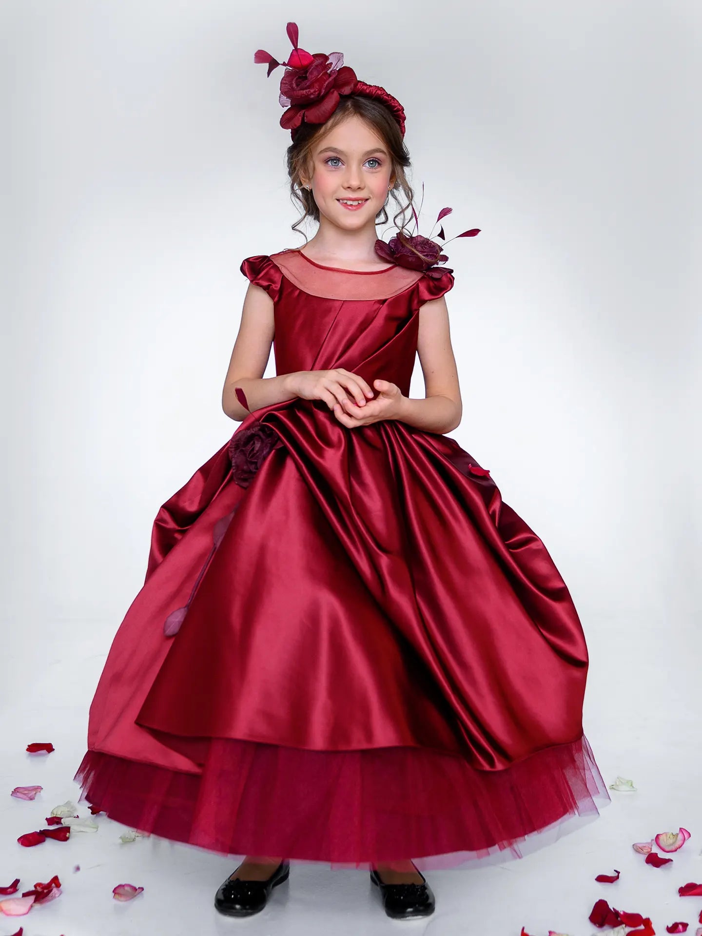 Winter Cherry Exclusive designer dress