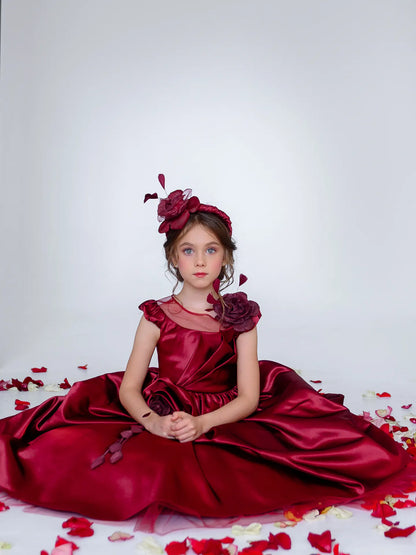 Winter Cherry Exclusive designer dress