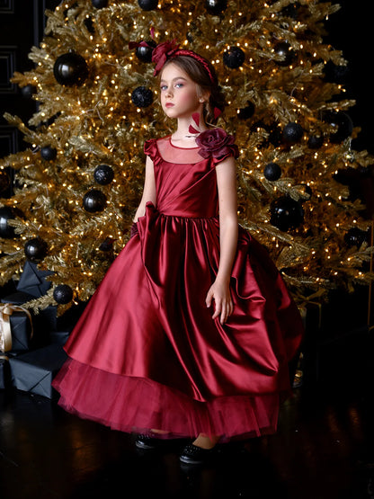 Winter Cherry Exclusive designer dress