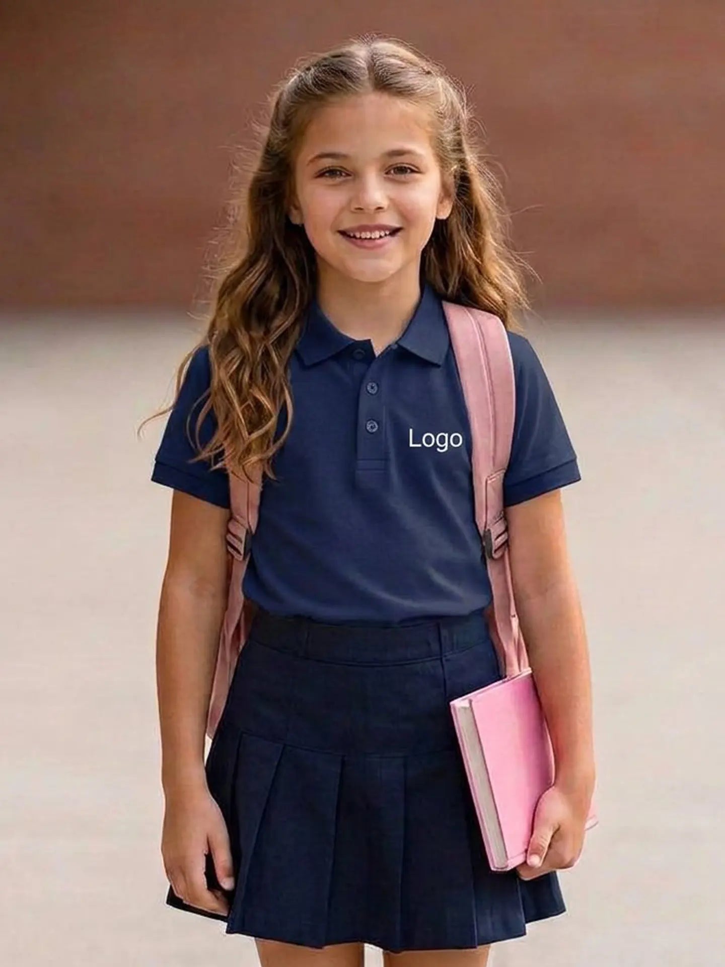 POLO T-Shirt Navy blue — From KG to Grade 12