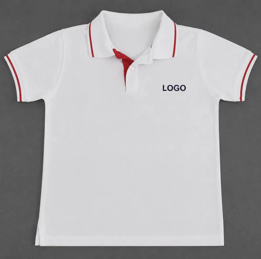 POLO T-Shirt White/red