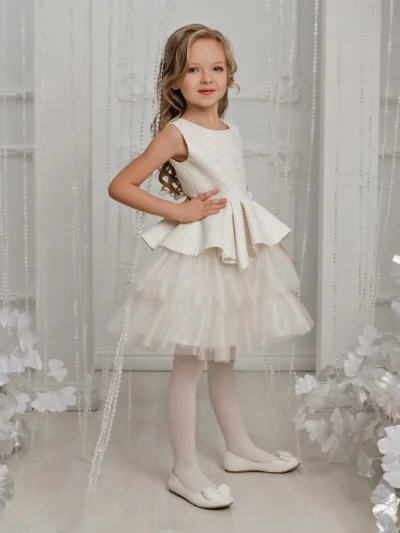 Fit and flare, Tutu, Midi, Party girl's dress Unona d'Art