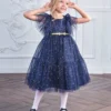 Aline, Fit and flare, Gathered, Midi, Party dress for a girl
